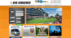 Desktop Screenshot of kis-coaches.co.uk